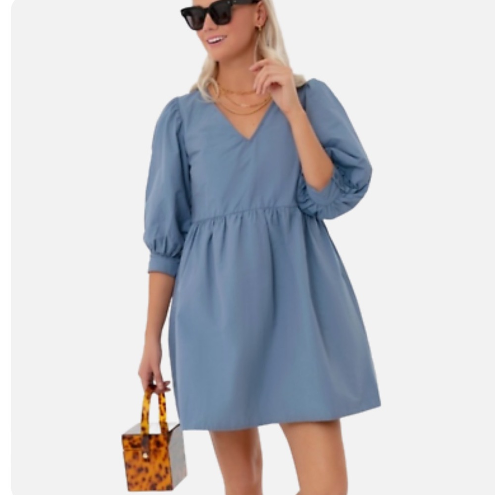 Pomander Place Tuckernuck Blue Lizzie Dress XS